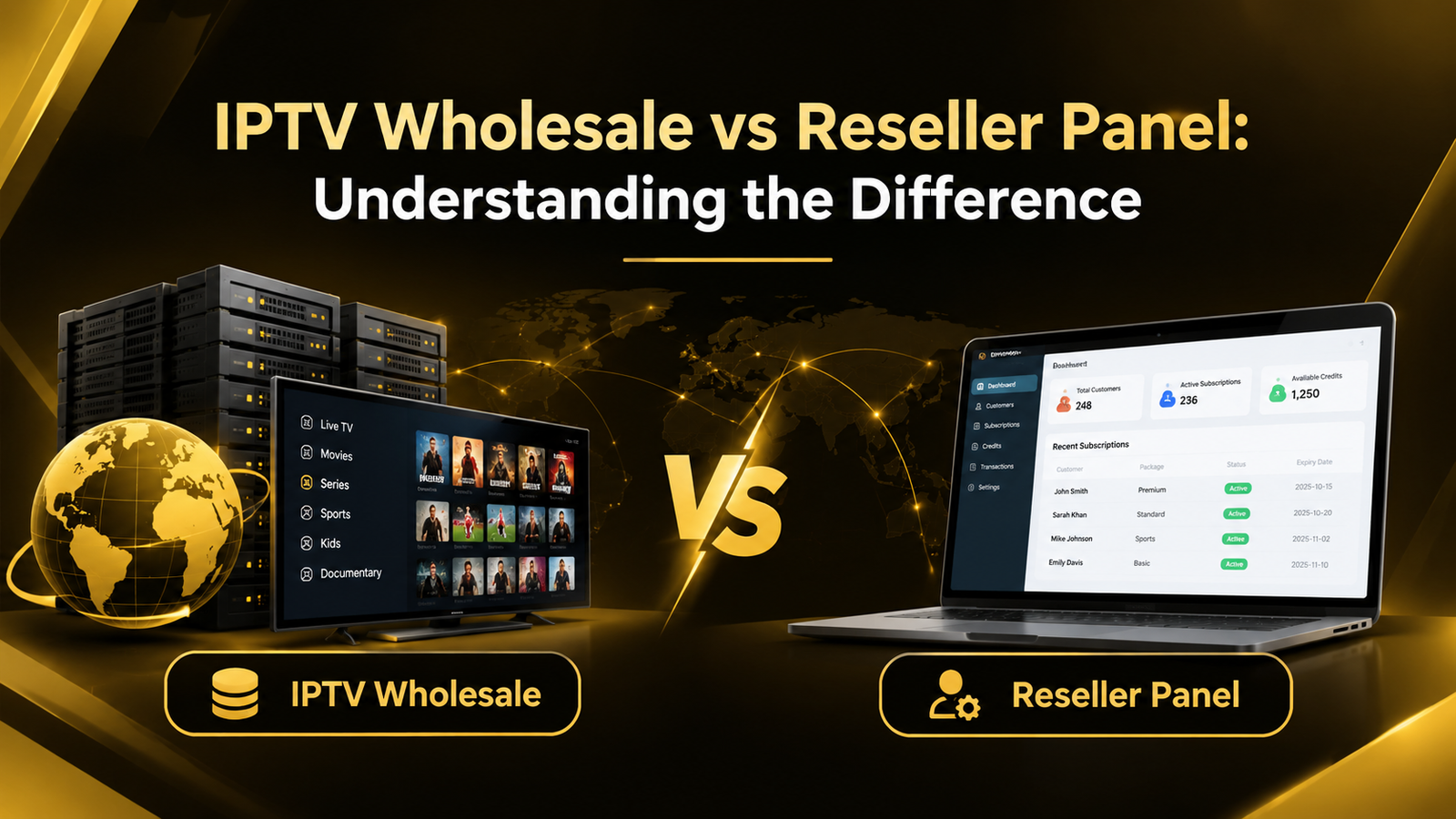 IPTV Wholesale vs Reseller Panel: Understanding the Difference